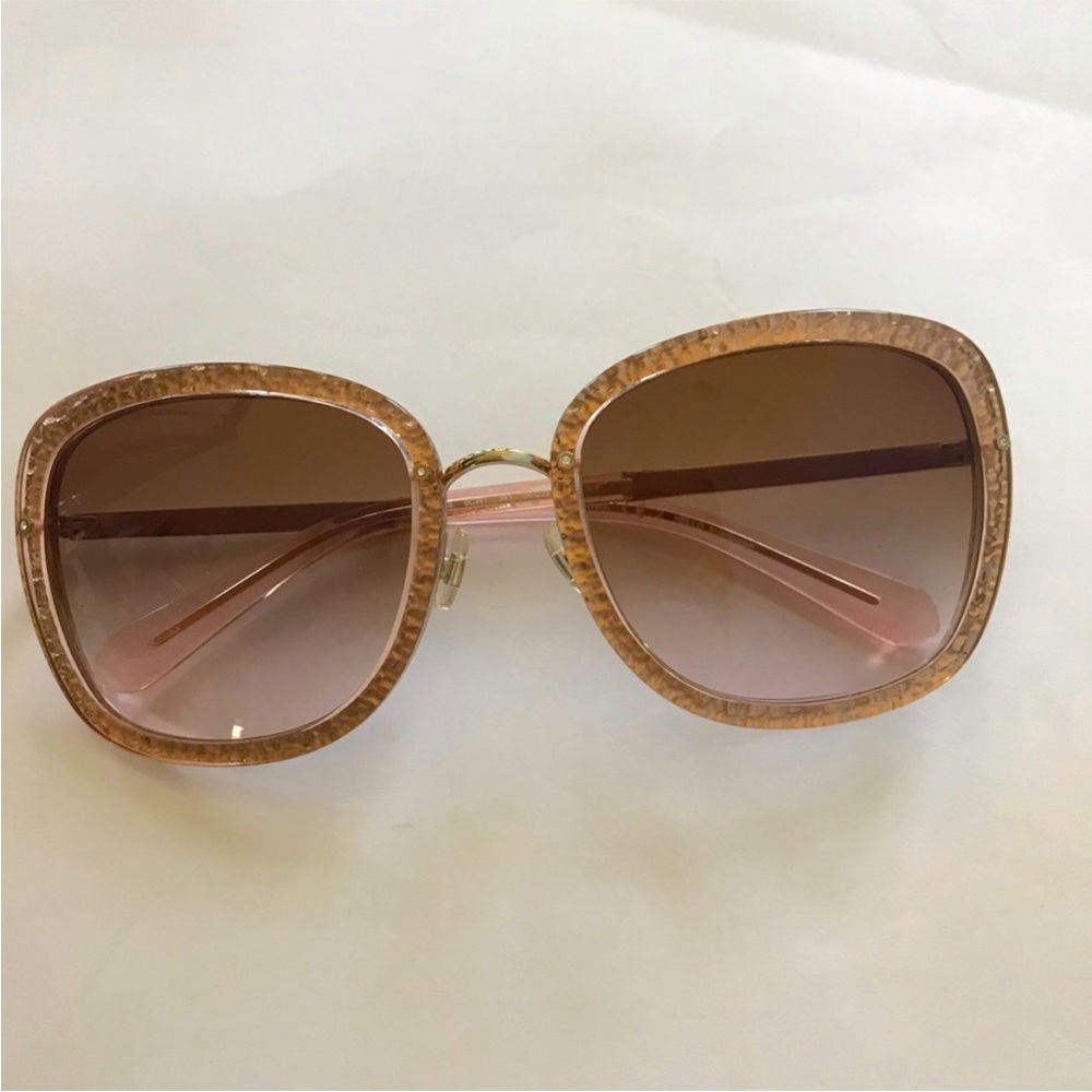 Kate Spade Gold and Brown Sunglasses - Picture 3 of 8